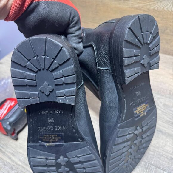 Vince Camuto Laken Black Leather Chelsea Boots Men's Size 8 - Picture 4 of 6